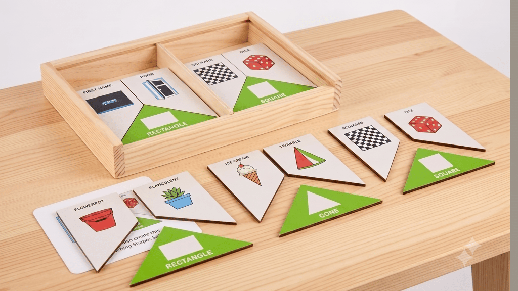 Wooden Educational Shape Learning Toy view 2