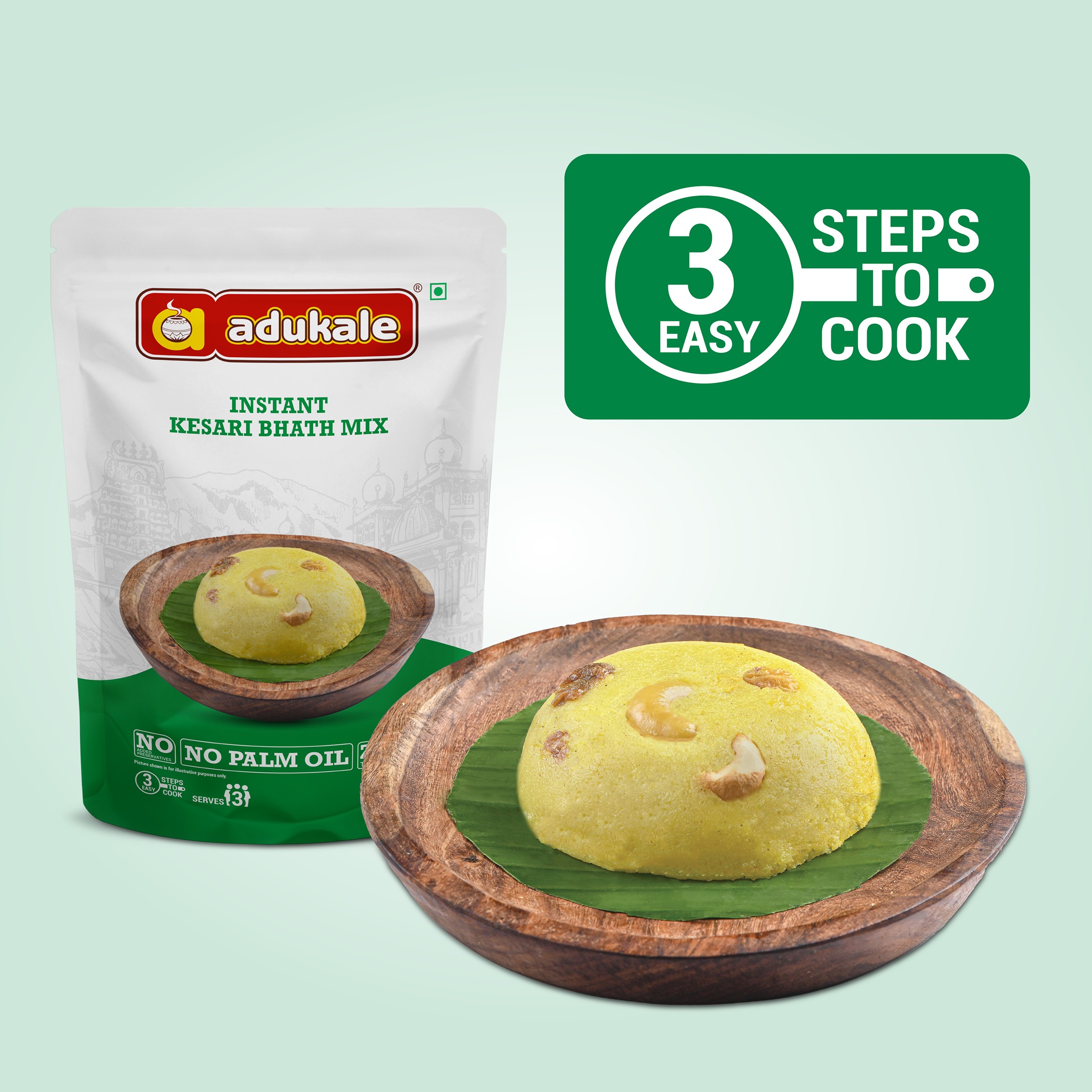 Instant kesari bhath mix 250 gm