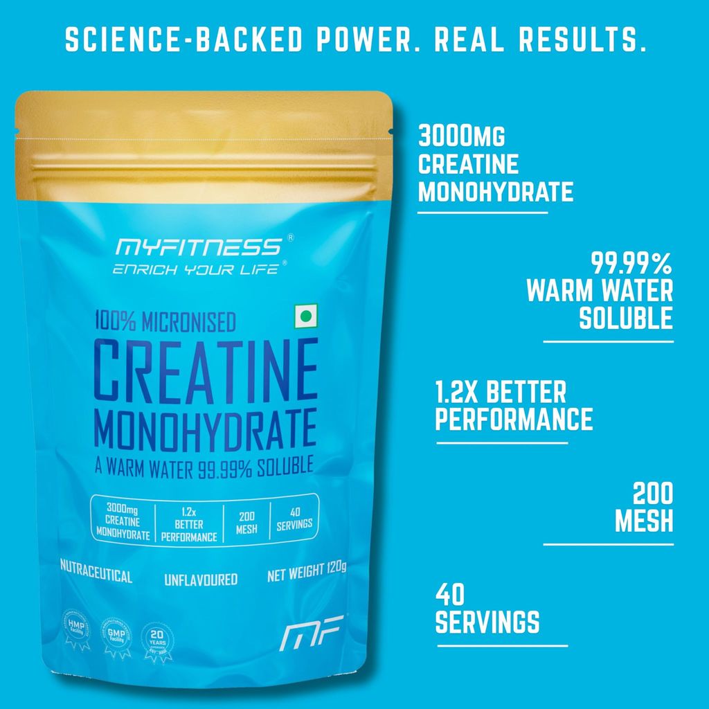 Myfitness Creatine Powder | Pure Micronised Creatine Monohydrate | Pre Workout For Men & Women | Unflavoured Supplement | view 2