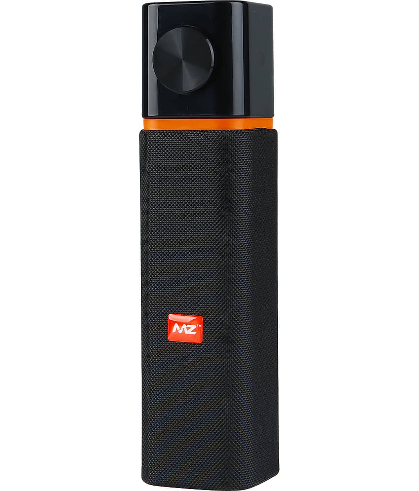 MZ M38VP 10 W Bluetooth Speaker Bluetooth V 5.0 with SD card Slot Playback Time 6 hrs Black view 2