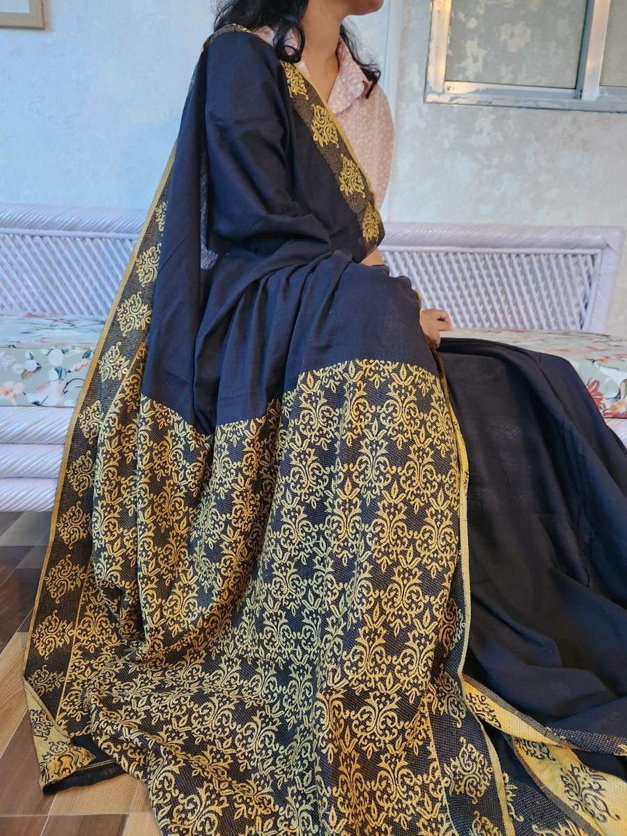 Eri Silk/Ahimsa Silk Saree view 2
