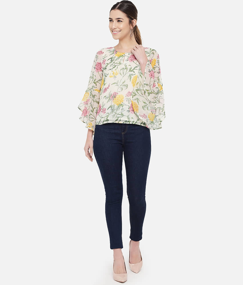 ALL WAYS YOU Women's Polyester Regular Top ( Multicolor ) view 2