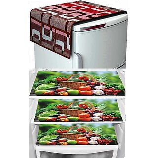 REVEXO Refrigerator Cover (Width: 20 cm, Multicolor) view 2