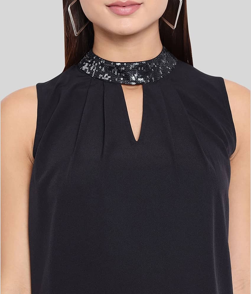 ALL WAYS YOU Women's Polyester Regular Top ( Black ) view 2