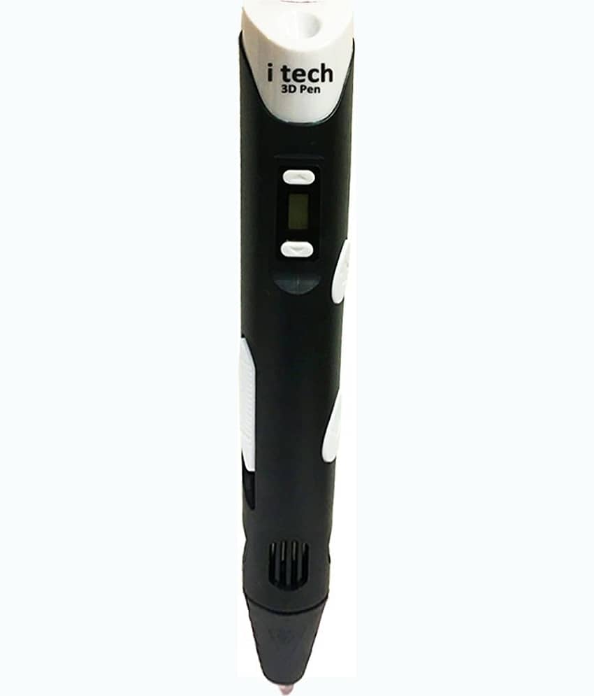Itech Black Kids Friendly Magic 3D Pen Super Value Pack view 2