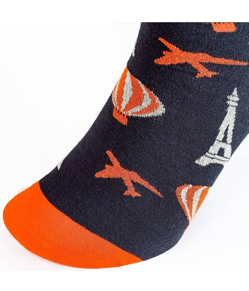 Man Arden Pretty Paris Edition Designer Socks, Casual, Office, Egyptian Premium Cotton Quality, 1 Pair view 2