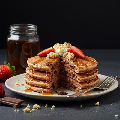 Strawberry Choco Chunk Pancake