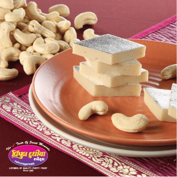 VIPUL DUDHIYA SWEETS Kaju Katri, 1 Kg