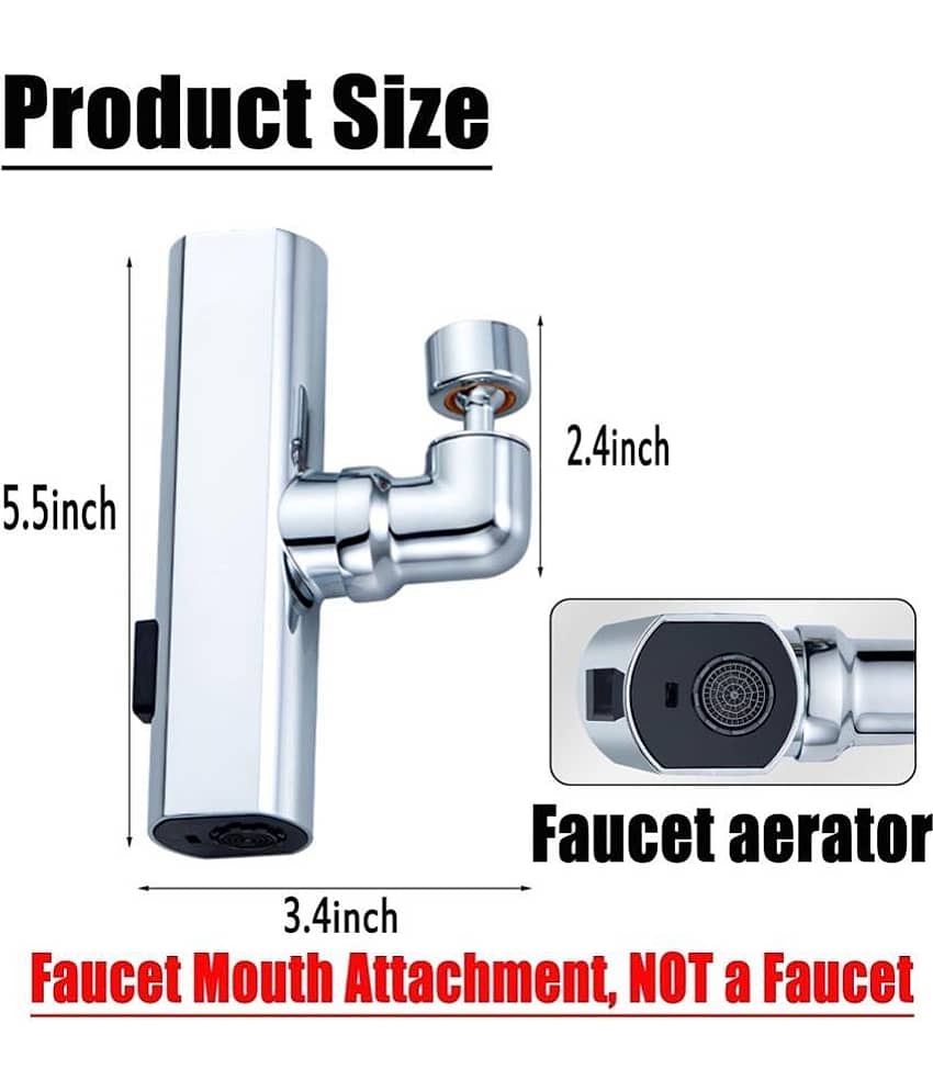 GEEO 4 Mode Faucet PVC Health Faucet (Water Sprayer) view 2