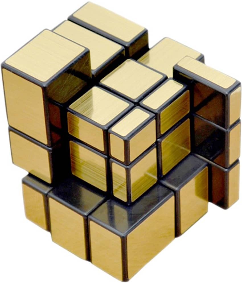 Montez Shengshou Golden Mirror Cube & Stickerless Cube Combo view 2