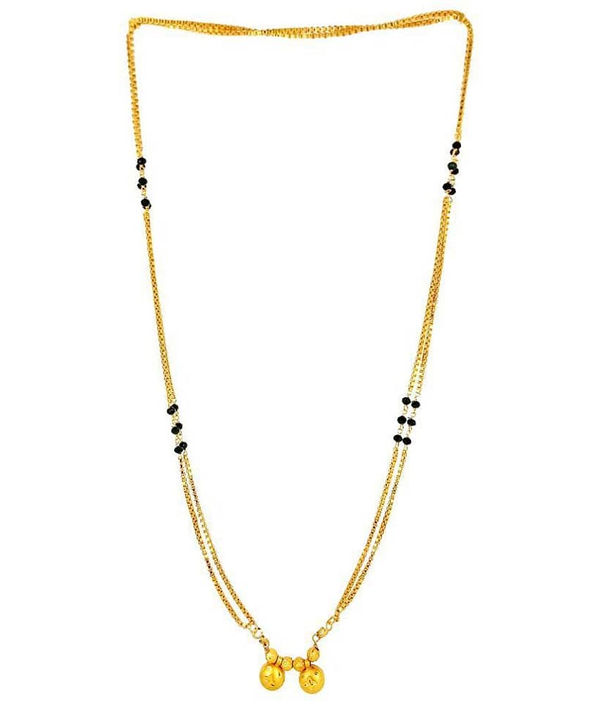 shankhraj mall Golden Mangalsutra ( Pack of 1 ) view 2