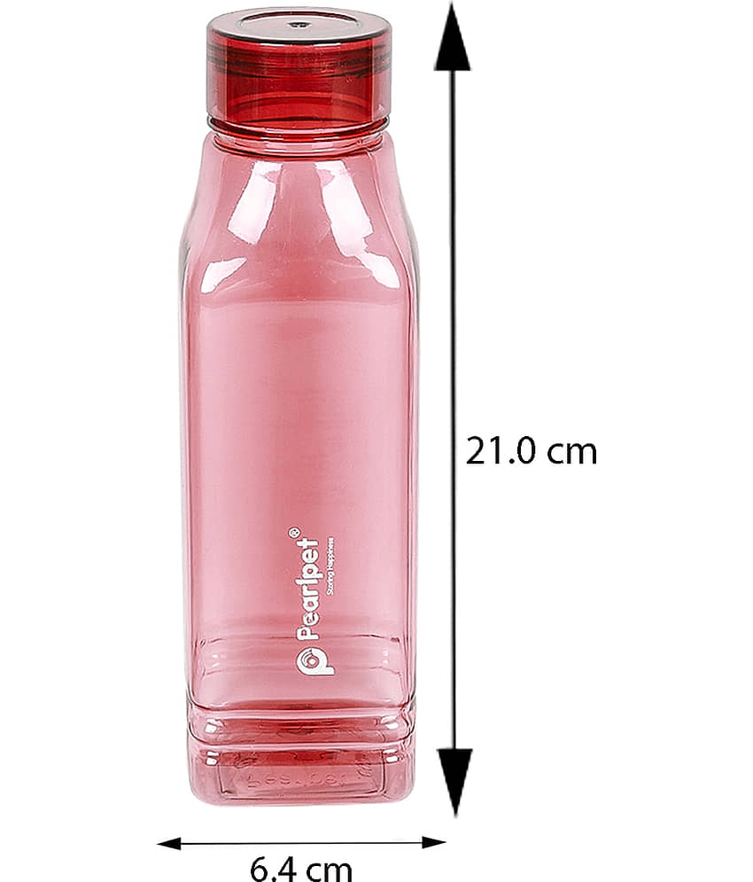 PearlPet PRIMO-600ML Multicolour PET Fridge Water Bottle 600 mL ( Set of 4 ) view 2