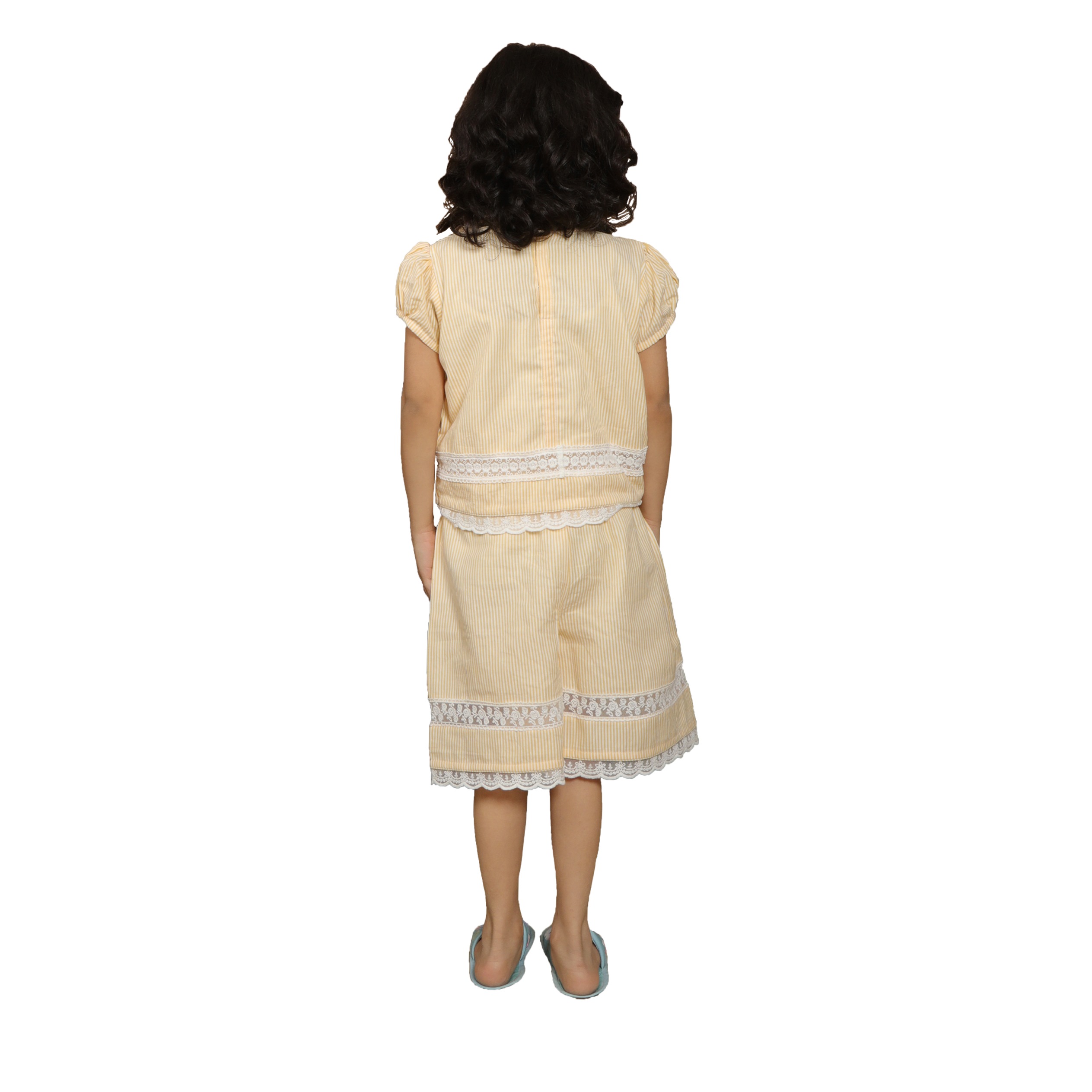 DE CHEVALERiE en Rouge- Imperial Sunflower Nightdress - Yellow 5- 6 Years view 2