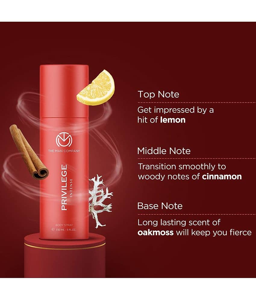 The Man Company Privilege Deodorants for Men - Legend & Bold| Premium Fragrance Body Spray | Long-Lasting Smell | Everyday Use Deo - (150ml* 2) view 2