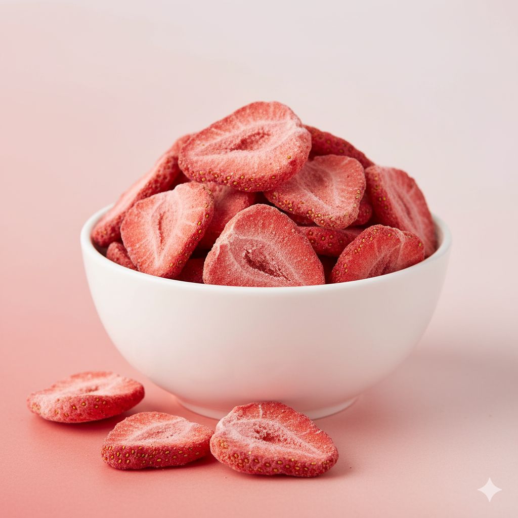 NaturDry Freeze-Dried Strawberry Slices | 100% Natural, No Added Sugar, Gluten Free | Healthy Snack | 12g view 2