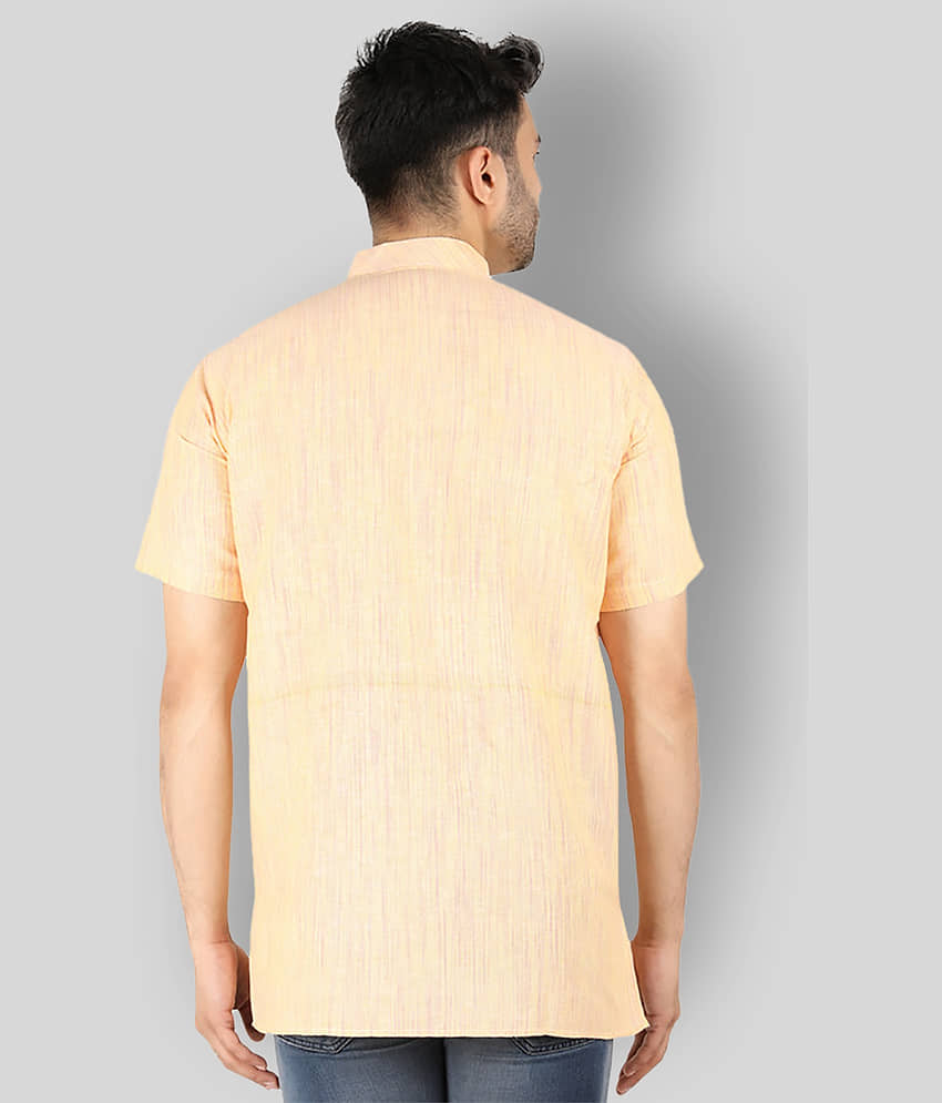 Latest Chikan Pink Cotton Kurta Single view 2