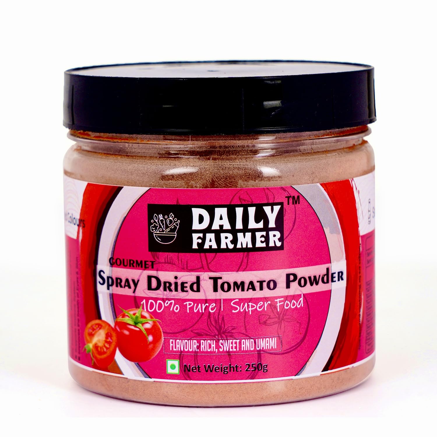 Daily Farmer Spray Dried Tomato Powder, 250 gm