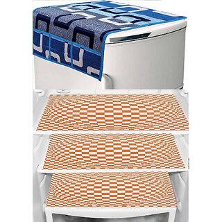 REVEXO Refrigerator Cover (Width: 20 cm, Multicolor) view 2