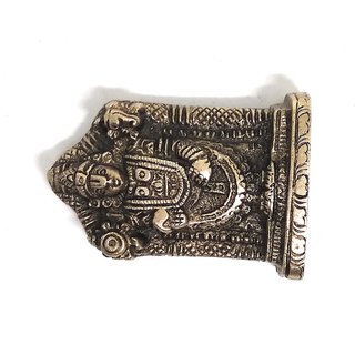 Ashtadhatu Balaji Gold Plated Idol (Medium) view 2