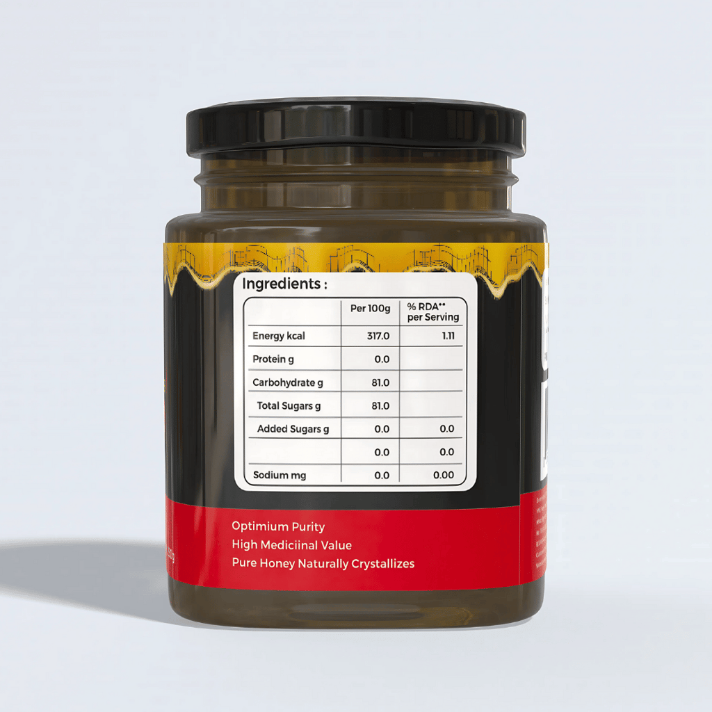 Natural Coriander Honey - 250g | NMR Tested view 2
