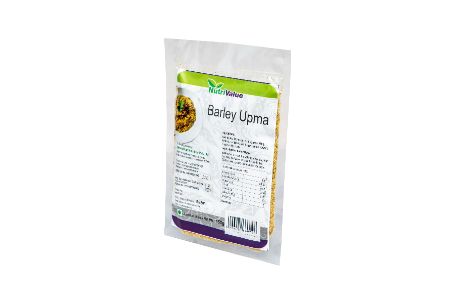NutriValue Barley Upma 150g - Ready to cook Upma, 3 servings view 2