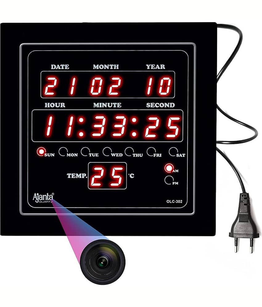 Vizio Digital clock SPY Wi-Fi Shelf 1080 Camera