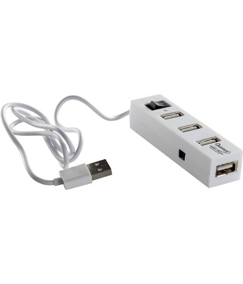 Quantum 4 port USB Hub *On/off button *LED indicator *4 ports