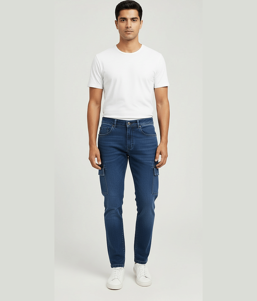 plounge Solid Men's Jeans - Blue ( Pack of 1 )