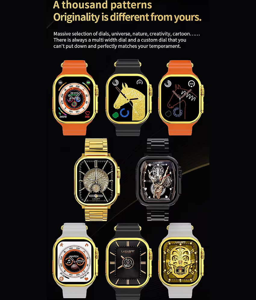 VENKAT ZONE IPS BT Calling Upto 1-2 days Smart Watch Black view 2