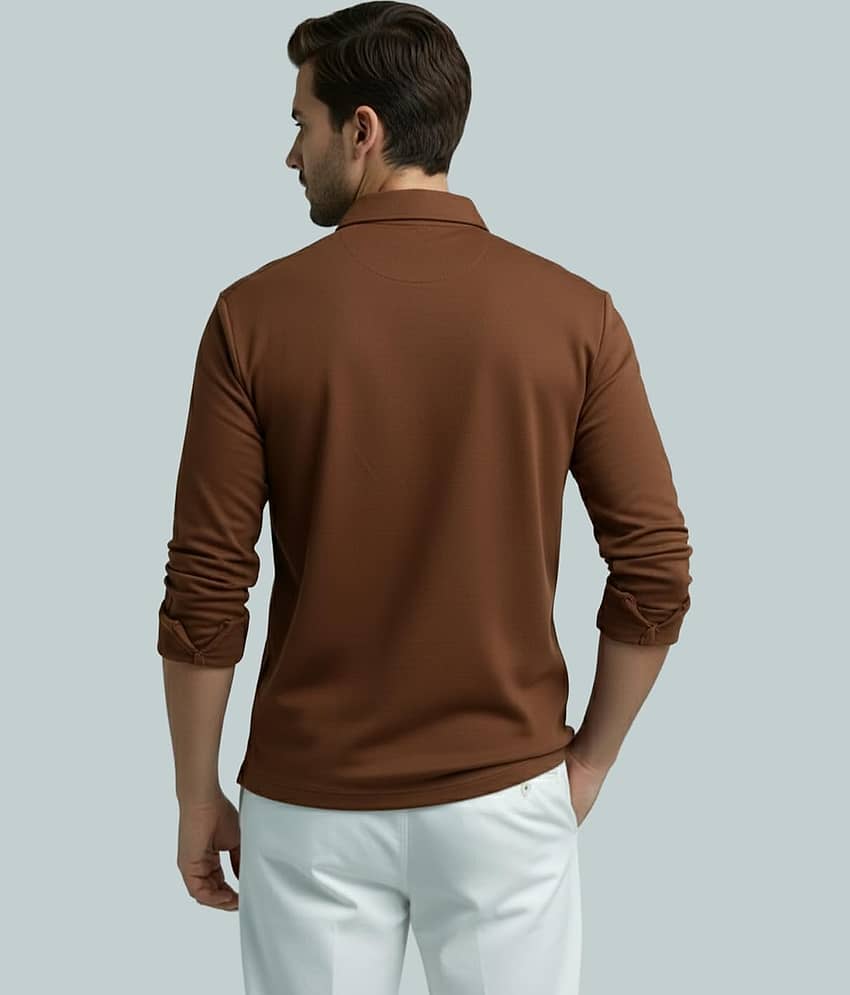 Yugnik Cotton Blend Plain Shirt Style Kurta For Men ( White ) view 2