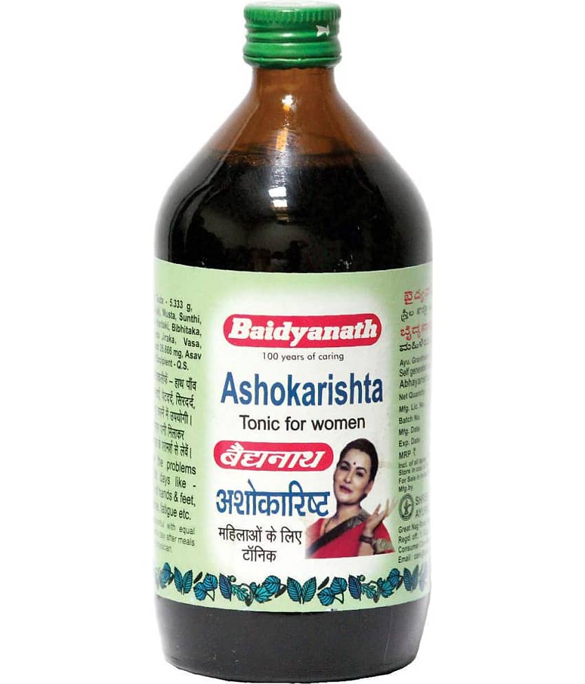 Baidyanath Ashokarishta Asava Liquid 450 Ml Pack of 3 view 2