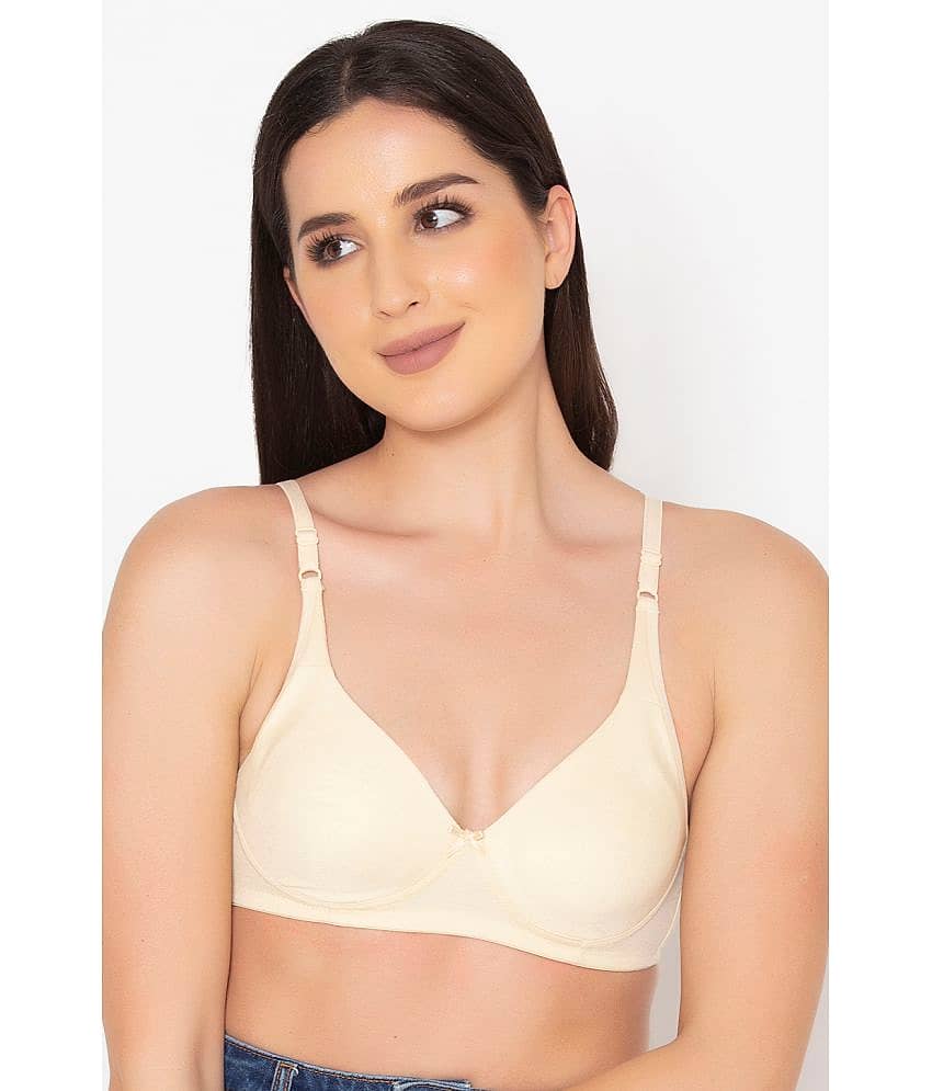 Clovia Cotton Blend Non Padded Women's Everyday Bra ( Nude ) view 2