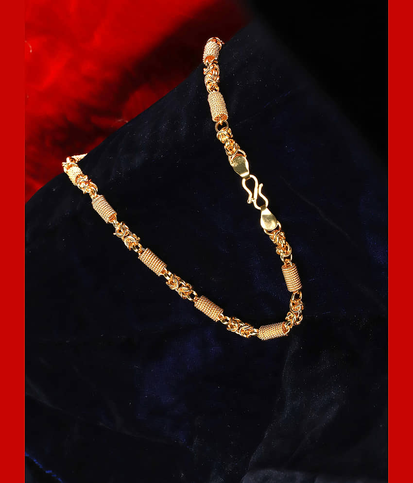 SHANKH-KRIVA Gold Plated Chain ( Set of 1 ) view 2