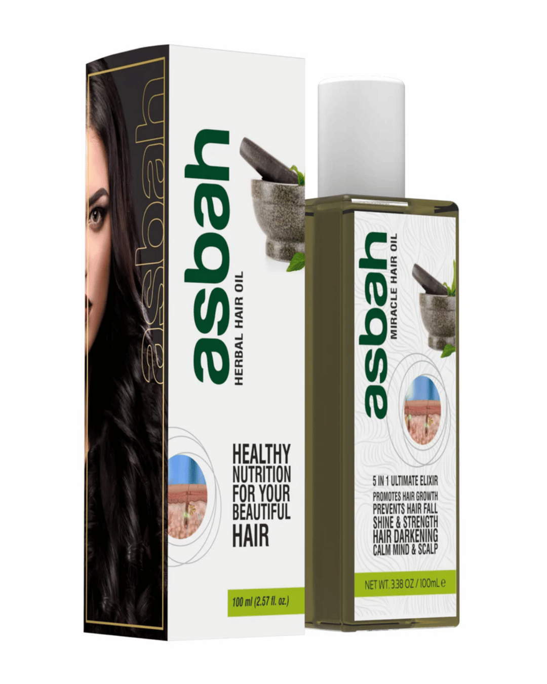 Asbah Choco Coffee Hair Care Combo for Growth & Smooth Hair view 2