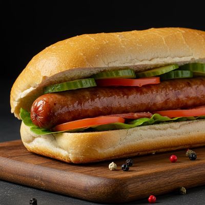 Pork Sausage Sandwich