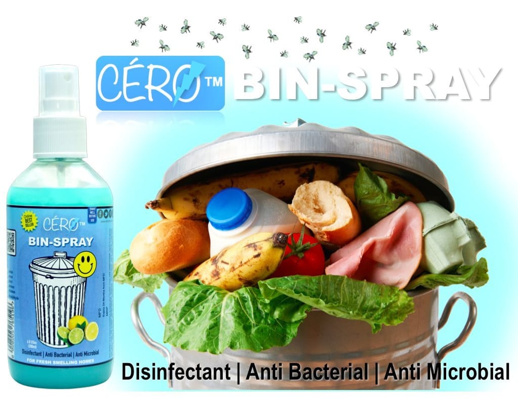 CERO Bin Fresh Lemon Perfumed dust Bin Decontaminant/Cleanser (1liter) view 2