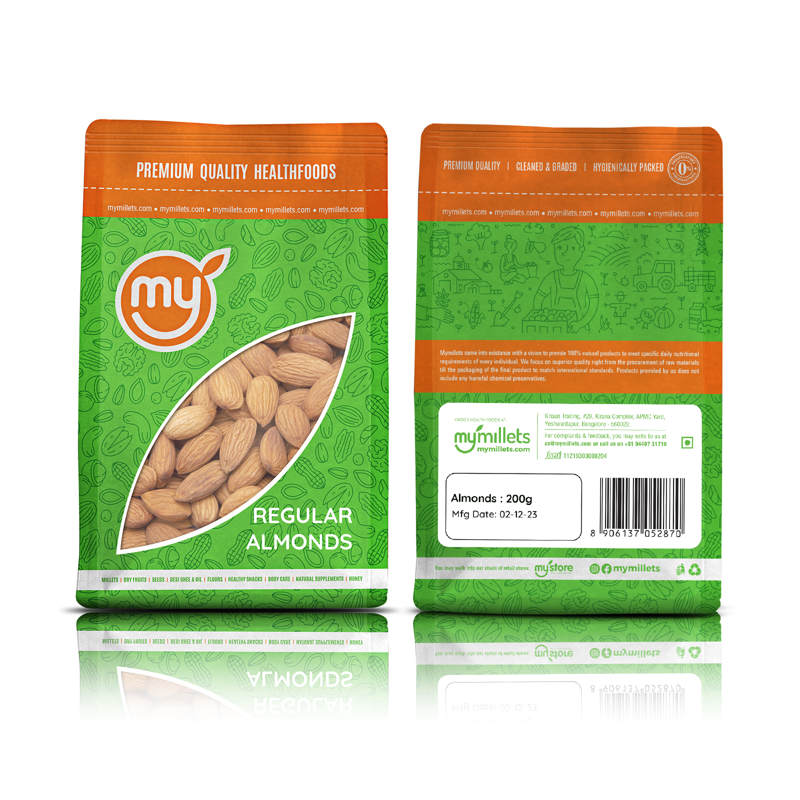 Almonds | Badam - Regular (California)
