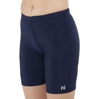 Ninq Solid Women Dark Blue Tights view 2