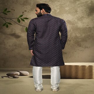 Raivat Ethnic Blue Colour Cotton Digital Print Kurta Pajama 1568 view 2