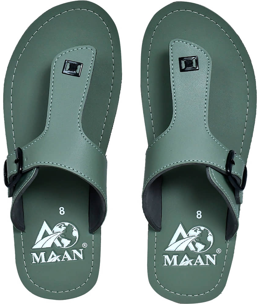 MAAN White Men's Thong Flip Flop view 2