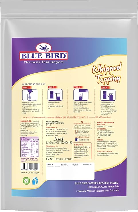 Blue Bird Whipped Toppingm, 500 gm view 2