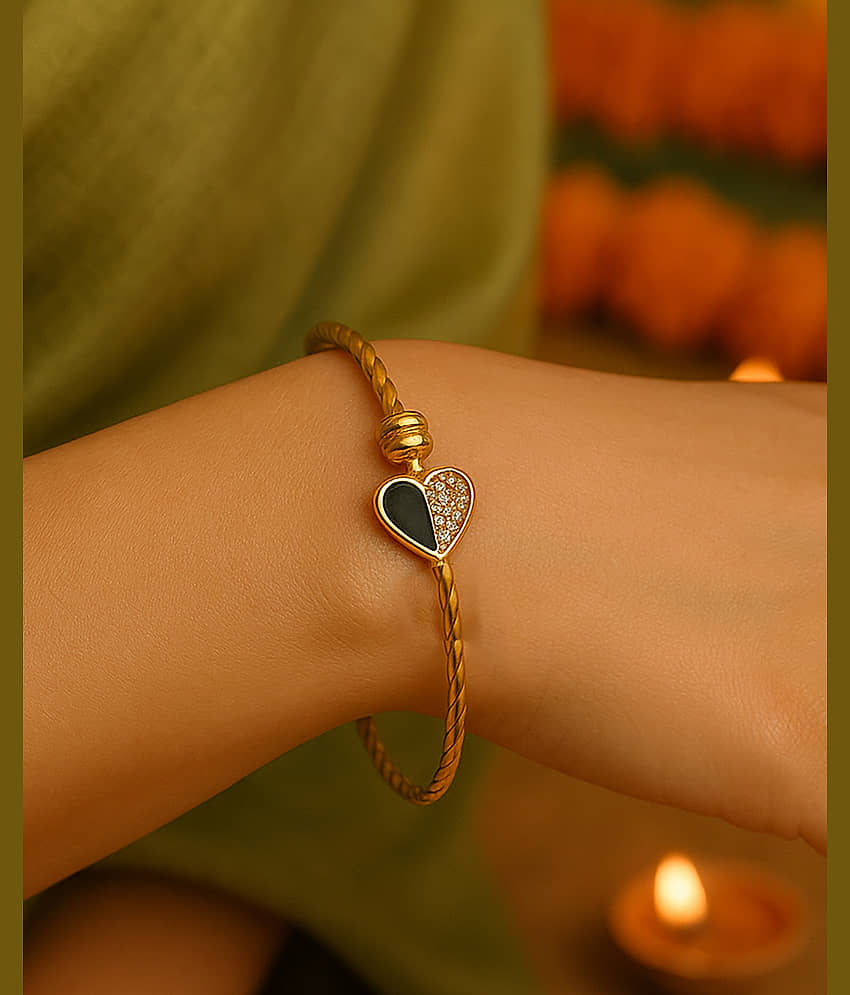 SHANKHRAJ MA LL Gold Bangle ( Pack of 1 ) view 2