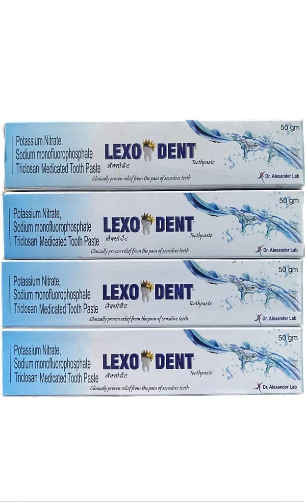 Lexodent Sensitivity Toothpaste 50g pack of 4 view 2