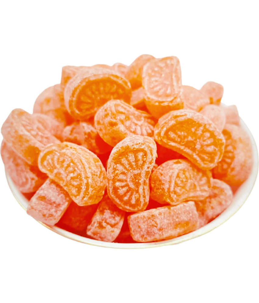 Freshana Orange Candy Narangee Santara Flavoured Toffees 400 gm view 2