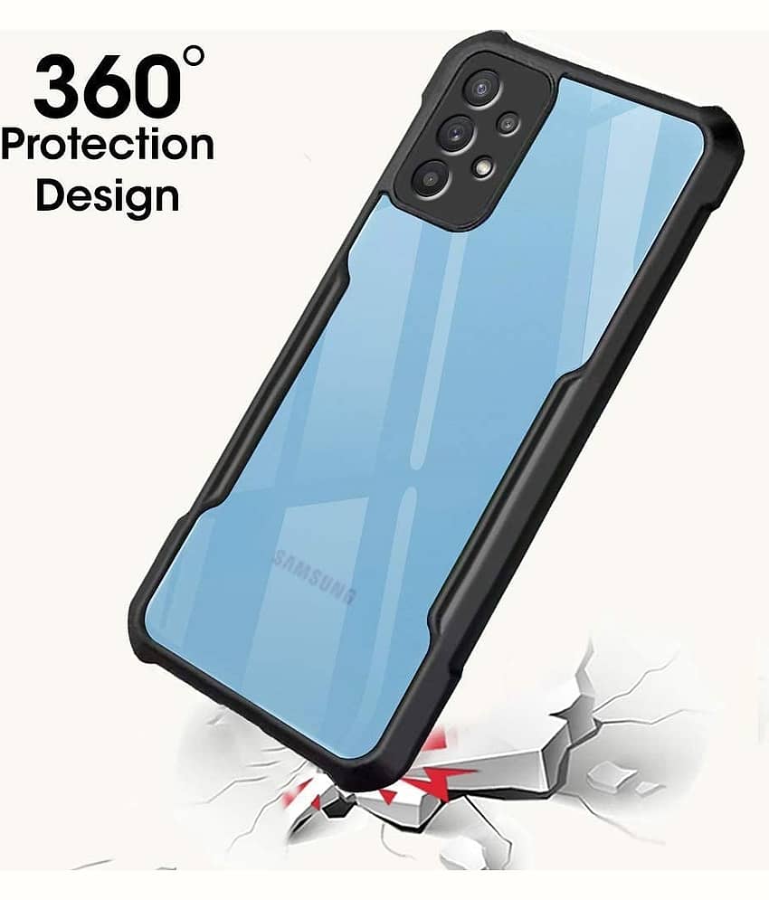 Spectacular Ace - Black Silicon Plain Cases Compatible For Samsung Galaxy A33 5G ( Pack of 1 ) view 2