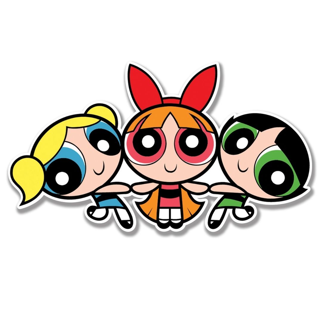 Powerpuff Girls Fridge Magnet Anime Cartoon Sticker Gift for Kids, Return Gift Idea