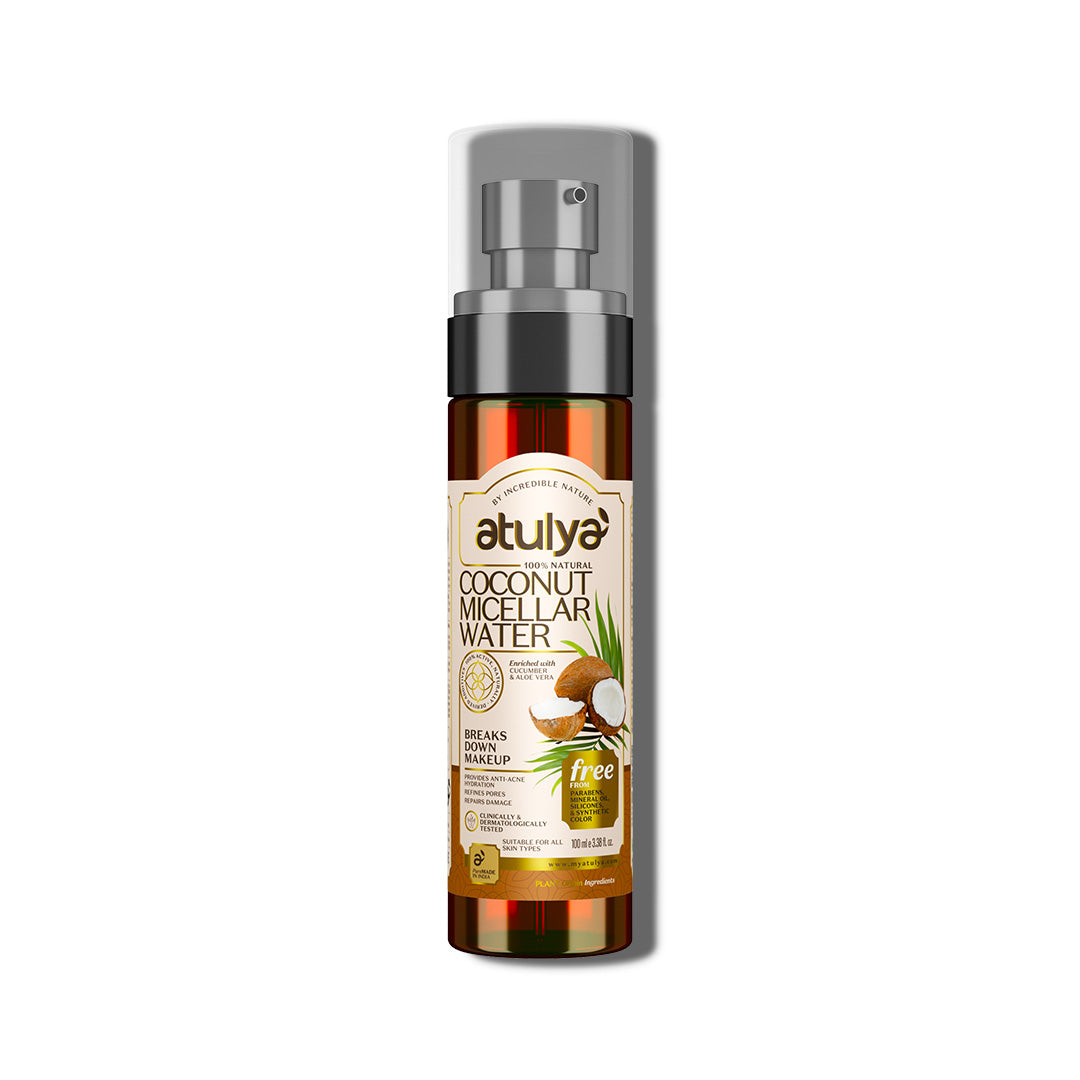 Atulya Coconut Micellar Water| Removes Dirt and Makeup - 100ml view 2