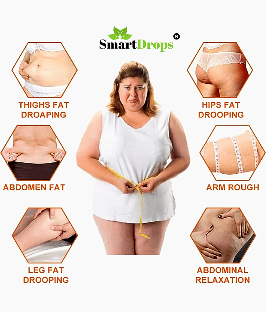 Smartdrops Fat burning oil, fat loss oil Shaping & Firming Oil 90 mL Pack of 3 view 2