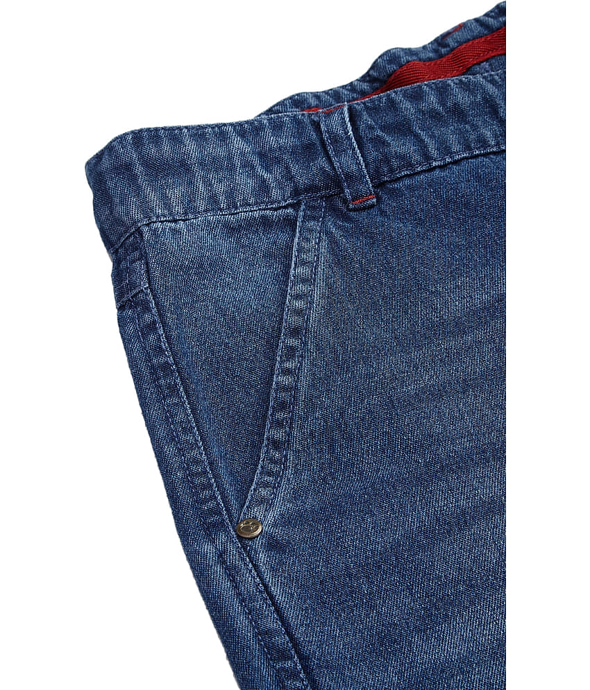 Cub Mcpaws Pack of 1 Cotton Blend Shorts For Boys ( Denim Blue ) view 2