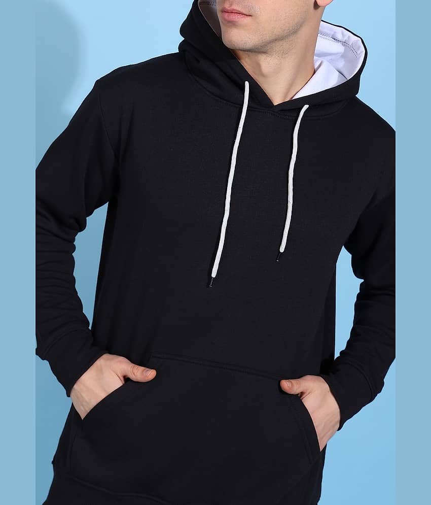 ELBATROSS Fleece Hooded Men's Sweatshirt - Black ( Pack of 1 ) view 2